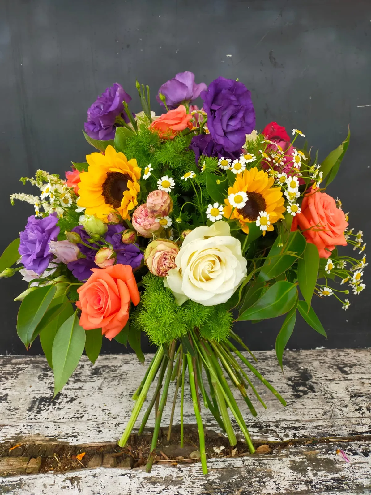 Mazzo di fiori Arcobaleno - De Luca Fiori - Le Rughe - Formello