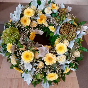 Corona funebre 60 cm - De Luca Fiori - Le Rughe - Formello