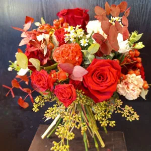 Bouquet Rosso Relativo -De luca Fiori - Le Rughe - Formello