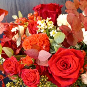 Bouquet Rosso Relativo -De luca Fiori - Le Rughe - Formello