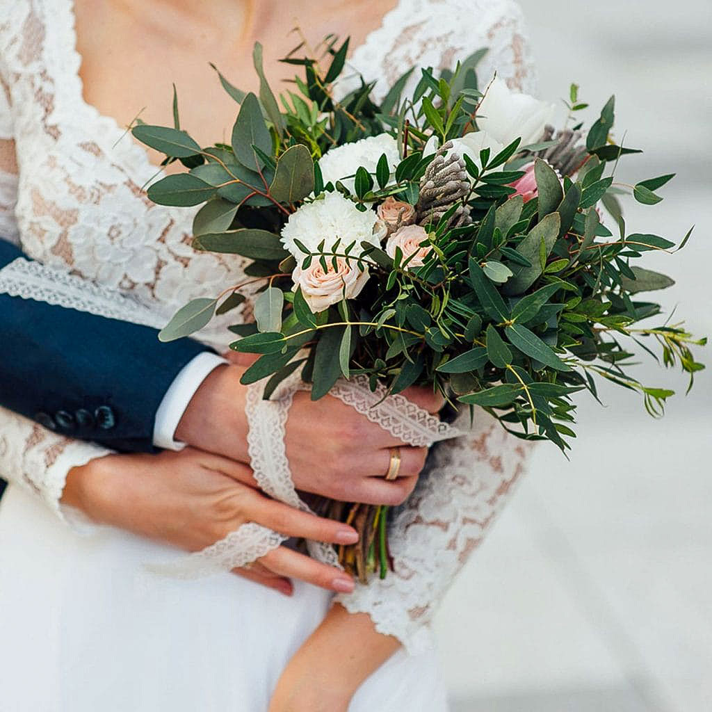 Matrimoni e Eventi - Il bouquet a Le Rughe -Formello - De Luca Fiori