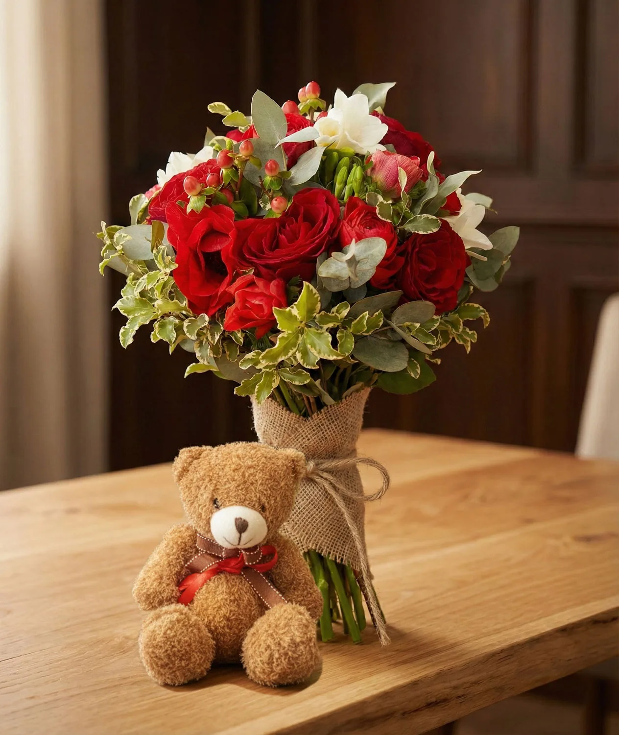 Bouquet-San-Valentino-con-peluche