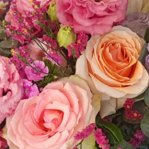 Bouquet Sinfonia Rosa dettaglio fiori